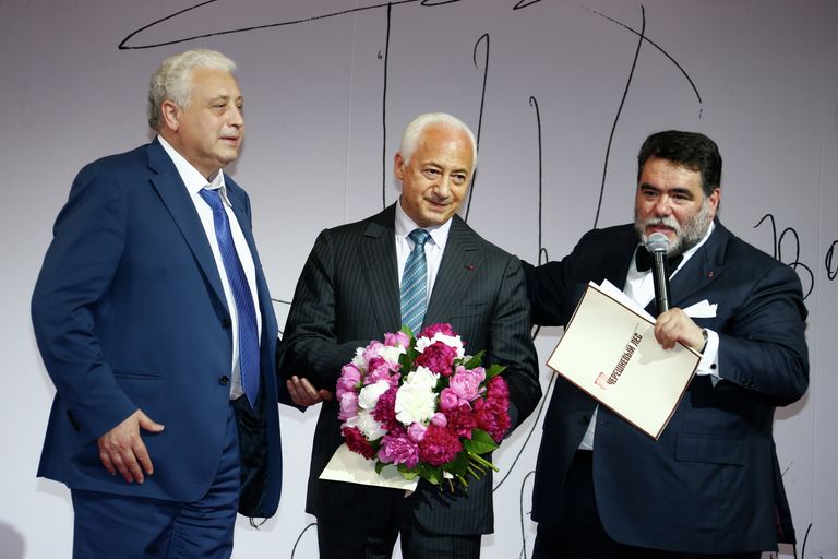 Леонид Печатников, Владимир Спиваков и Михаил Куснирович Леонид Печатников, Владимир Спиваков и Михаил Куснирович
