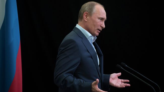 Пресс-конференция В.Путина в рамках саммита G8