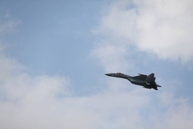 Полет на истребителе Су-35 Полет на истребителе Су-35