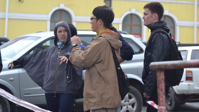 Съемки японского фильма приостановили движение в центре Владивостока Съемки японского фильма приостановили движение в центре Владивостока