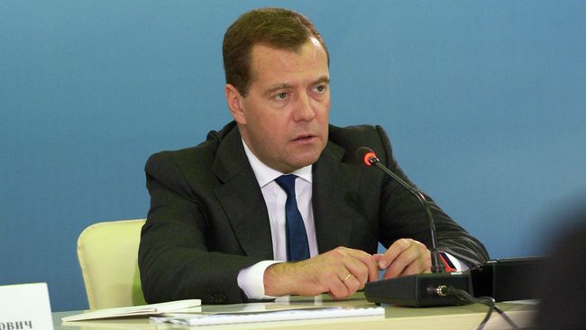 Председатель правительства России Дмитрий Медведев