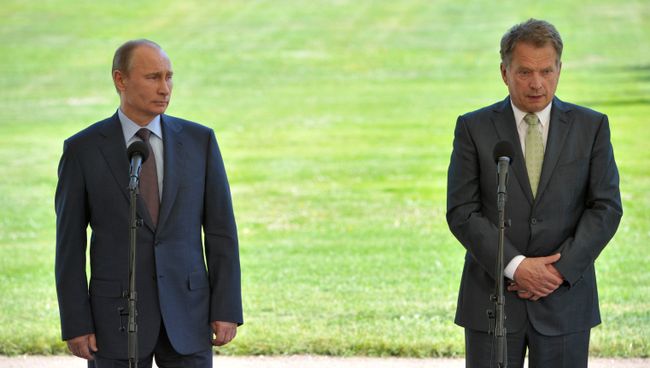 Визит В.Путина в Финляндию