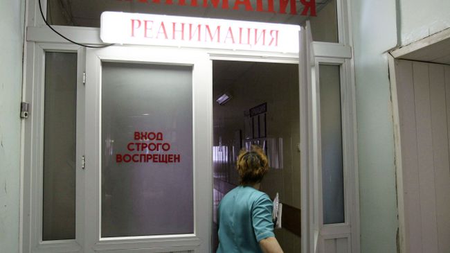 Вход в реанимационное отделение, архивное фото Вход в реанимационное отделение, архивное фото