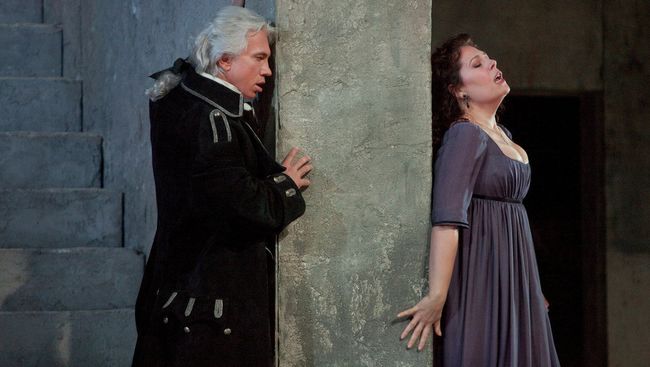 Сцена из оперы Трубадур, The Metropolitan opera