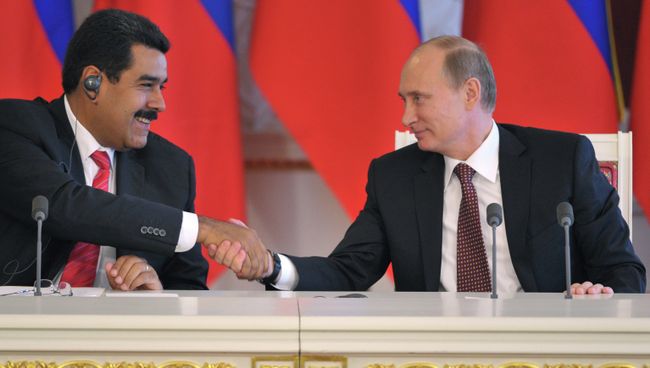 Встреча президента РФ Владимира Путина с Николасом Мадуро Встреча президента РФ Владимира Путина с Николасом Мадуро