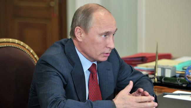 Президент России Владимир Путин. Архивное фото
