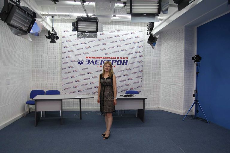 Лина Попова, главный редактор ТРК Электрон Лина Попова, главный редактор ТРК Электрон