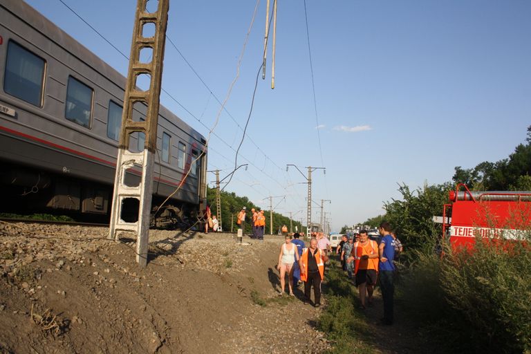 Крушение поезда на Кубани Крушение поезда на Кубани