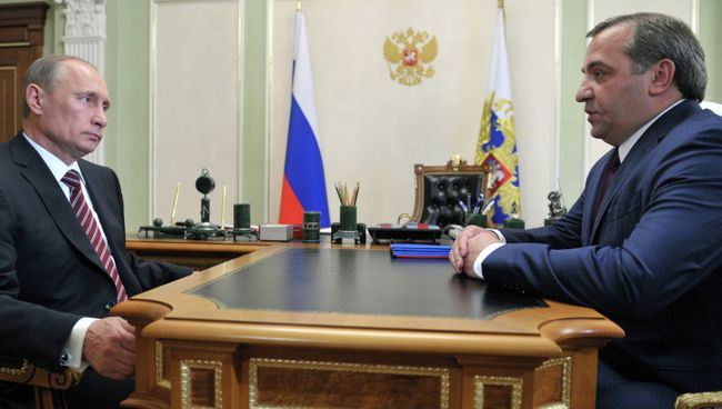 В.Путин встретился с В.Пучковым В.Путин встретился с В.Пучковым