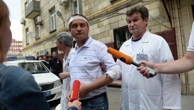 Пострадавший Р.Худяков доставлен в Следственное управление