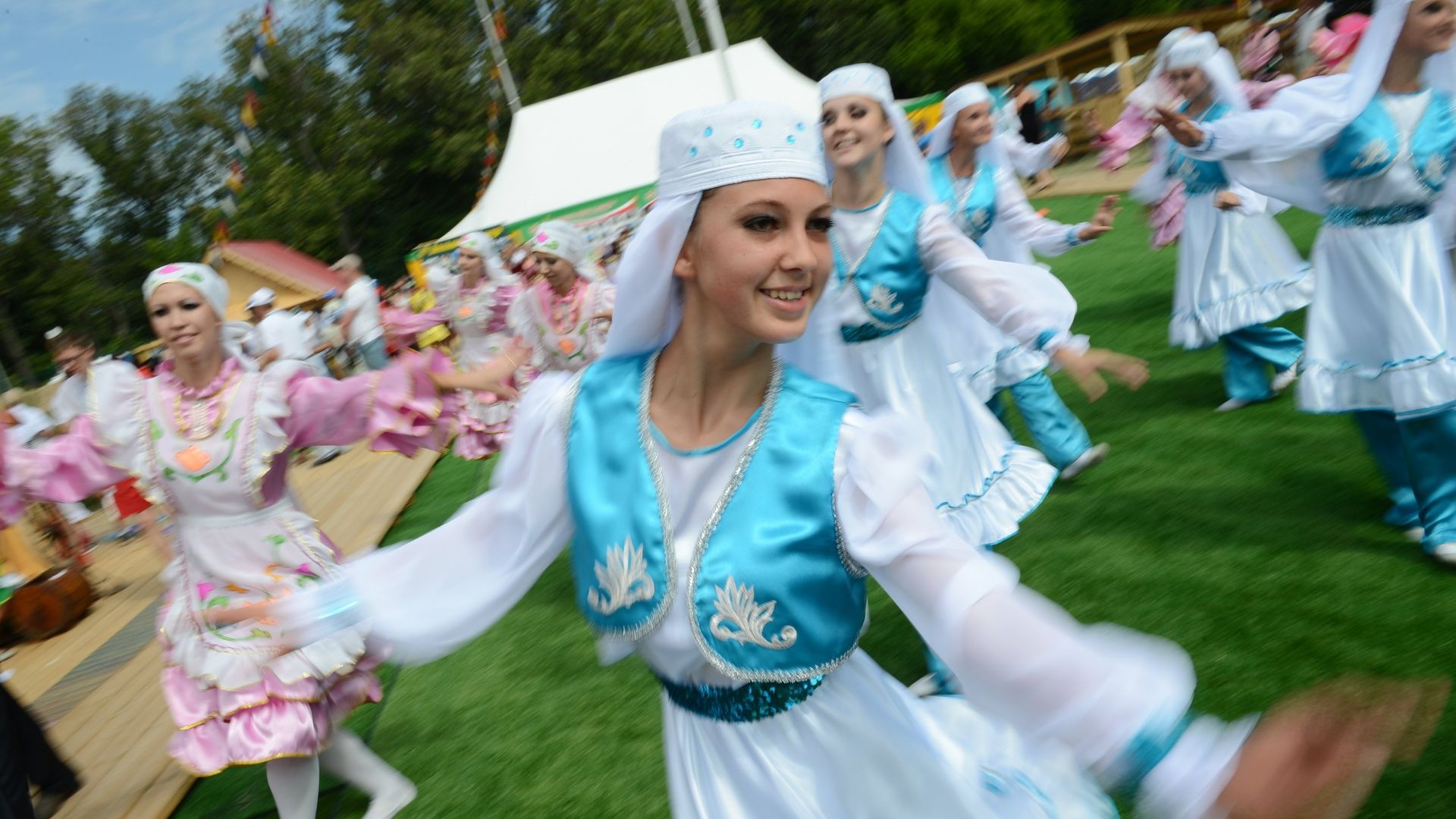 Национальный татарский праздник Сабантуй Национальный татарский праздник Сабантуй - РИА Новости, 1920, 18.06.2026