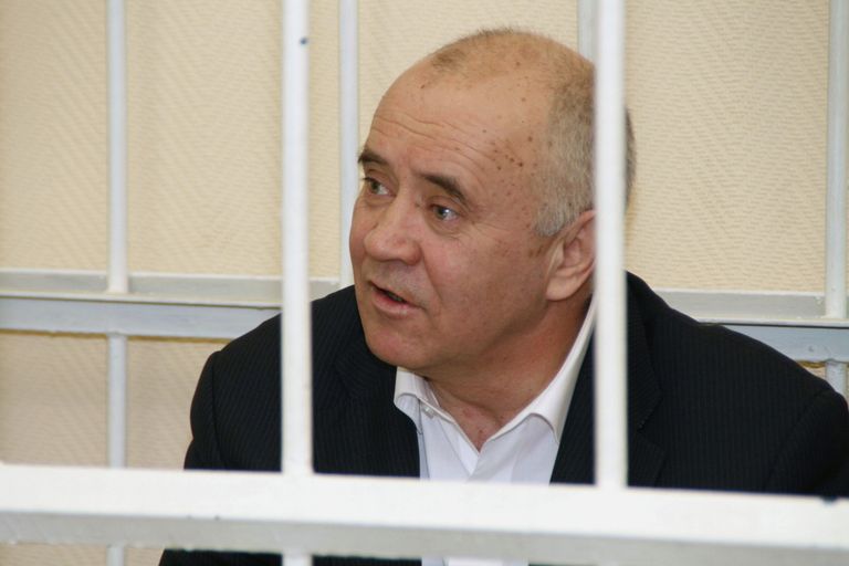 Бывший губернатор Ненецкого автономного округа А. Баринов в зале суда