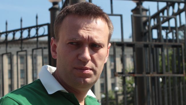 Оппозиционер и блогер Алексей Навальный Оппозиционер и блогер Алексей Навальный