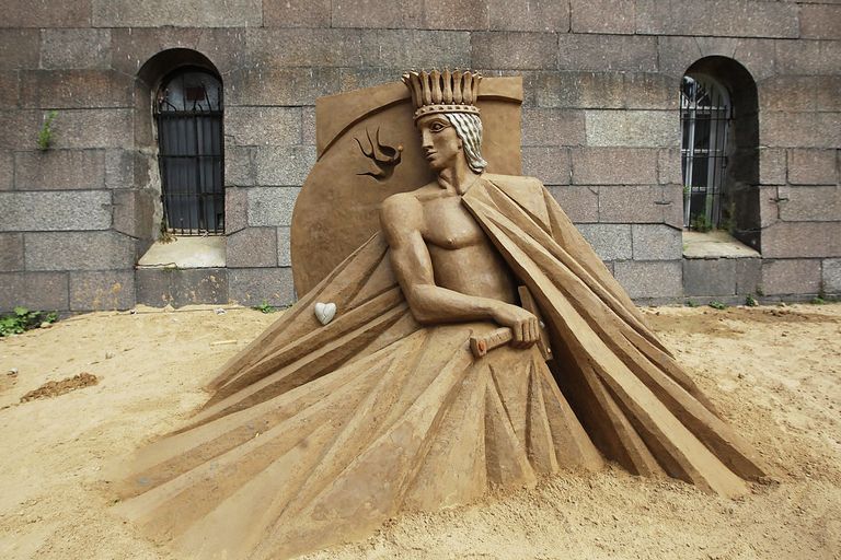 Выставка песчаных скульптур в Петербурге Выставка песчаных скульптур в Петербурге
