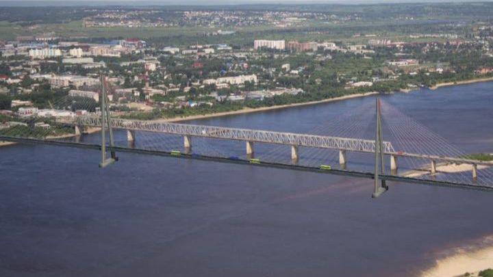 Один из проектов моста через Зею в Благовещенске Один из проектов моста через Зею в Благовещенске - РИА Новости, 1920, 28.02.2022