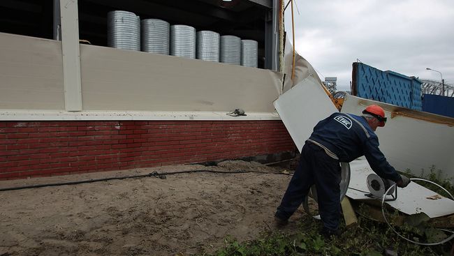Взрыв на нососной станции в Петербурге