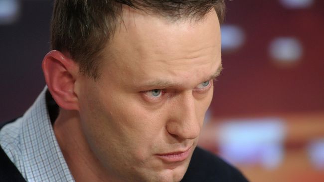 Алексей Навальный перед началом своего выступления в прямом эфире радиостанции Эхо Москвы
