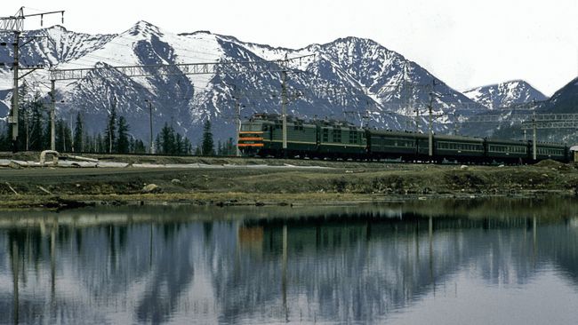 На Западном участке Байкало-Амурской магистрали. Архивное фото На Западном участке Байкало-Амурской магистрали. Архивное фото