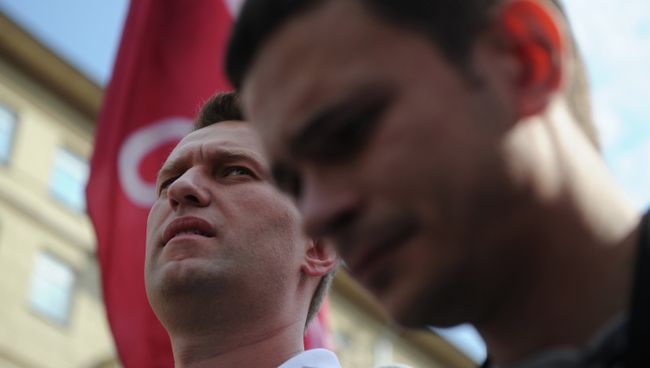 Алексей Навальный и Илья Яшин. Архивное фото Алексей Навальный и Илья Яшин. Архивное фото