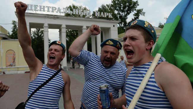 День ВДВ в Новосибирске День ВДВ в Новосибирске