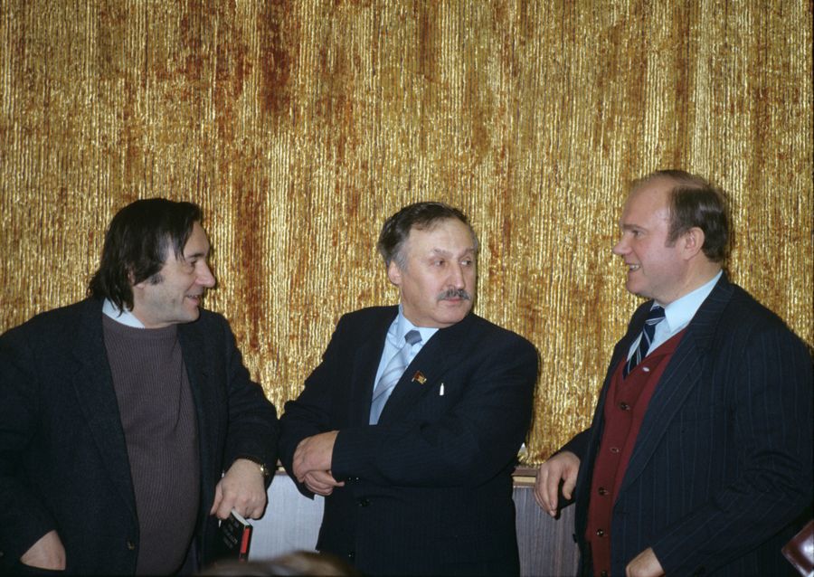 Александр Проханов, Альберт Макашов, Геннадий Зюганов