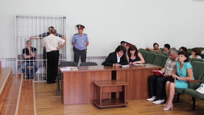 Заседание суда по делу о наводнении в Крымске