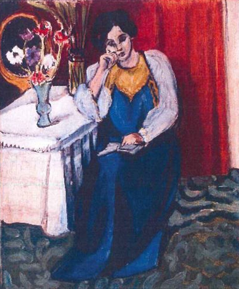 Анри Матисс. Читающая девочка в белом и желтом. 1919 Анри Матисс. Читающая девочка в белом и желтом. 1919