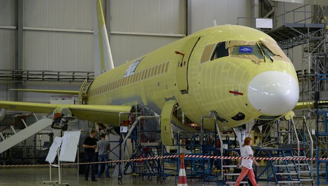 Сборка самолетов Sukhoi Superjet в Комсомольске-на-Амуре. Архивное фото Сборка самолетов Sukhoi Superjet в Комсомольске-на-Амуре. Архивное фото