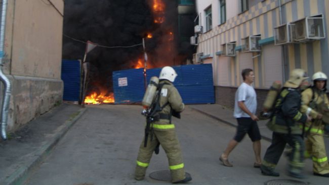 Пожар в Нижнем Новгороде
