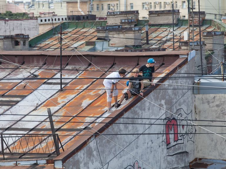 Прогулка по крышам Петербурга