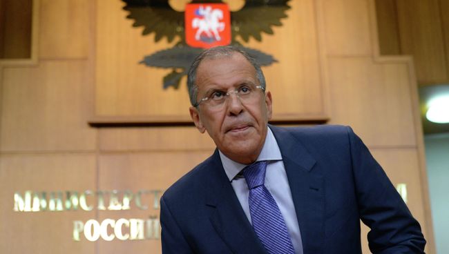 Министр иностранных дел РФ Сергей Лавров, архивное фото