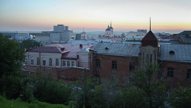 Томск. Вид с Воскресенской горы Томск. Вид с Воскресенской горы