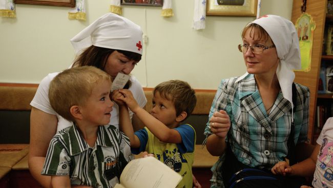 Сестры милосердия в Великом Новгороде