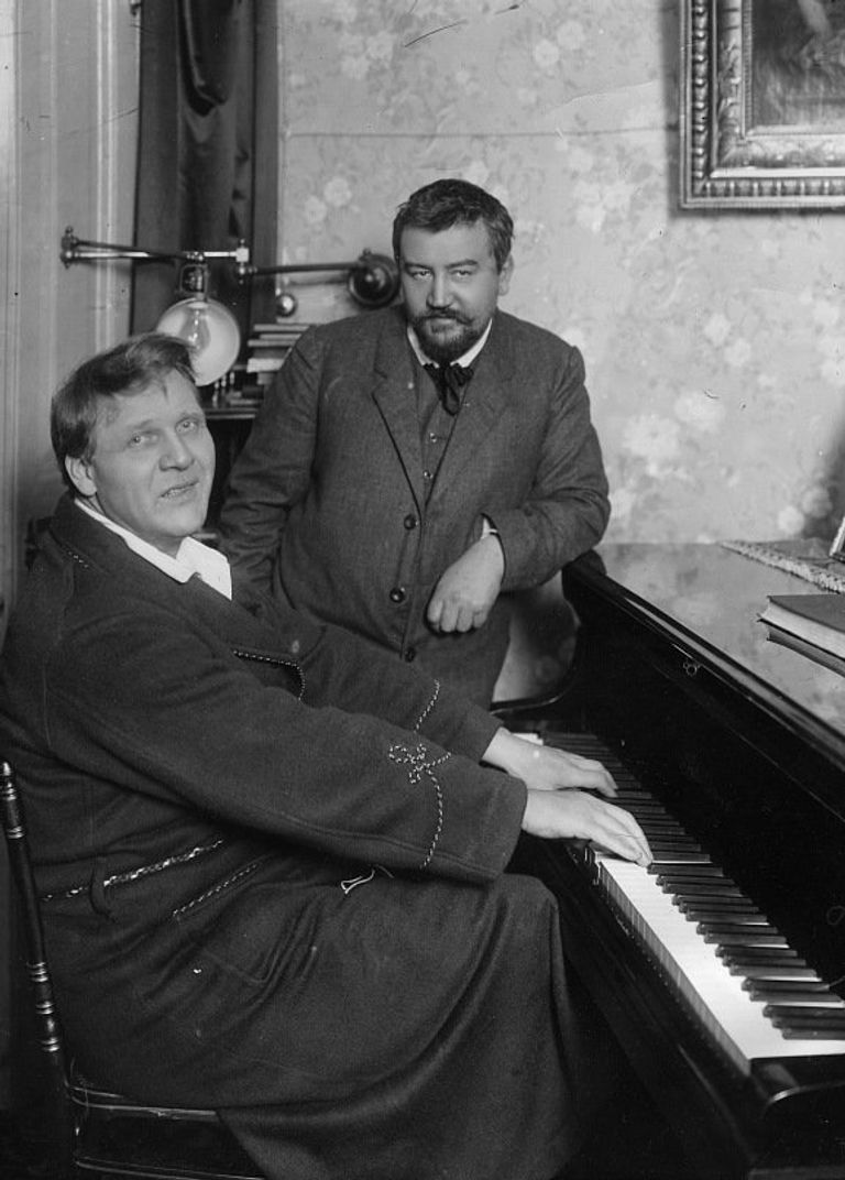 Шаляпин и Куприн, Санкт-Петербург, 1913