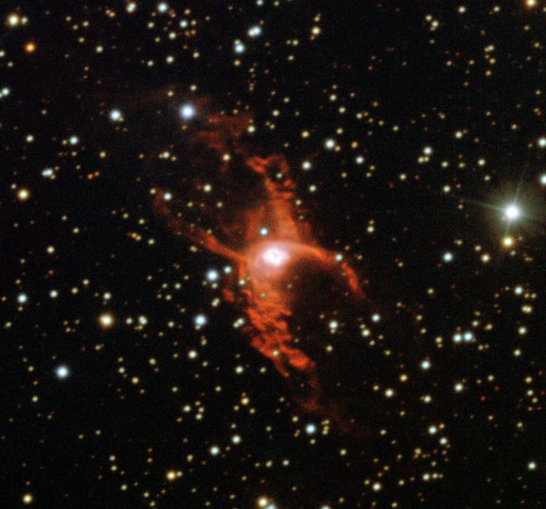 Биполярная планетарная туманность NGC 6537 Биполярная планетарная туманность NGC 6537