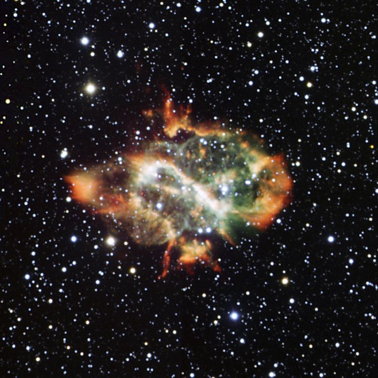 Биполярная планетарная туманность NGC 5189 Биполярная планетарная туманность NGC 5189