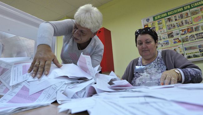 Подсчет голосов на выборах в Единый день голосования Подсчет голосов на выборах в Единый день голосования
