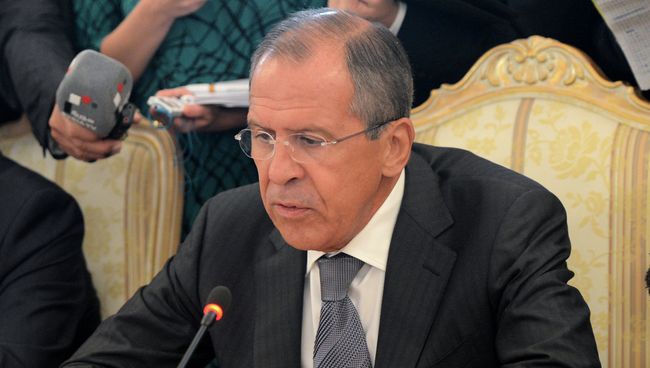 Министр иностранных дел России Сергей Лавров, архивное фото