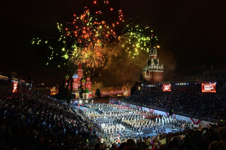 Закрытие фестиваля Спасская башня Закрытие фестиваля Спасская башня
