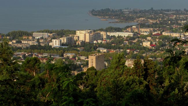 Вид на Сухум. Архивное фото