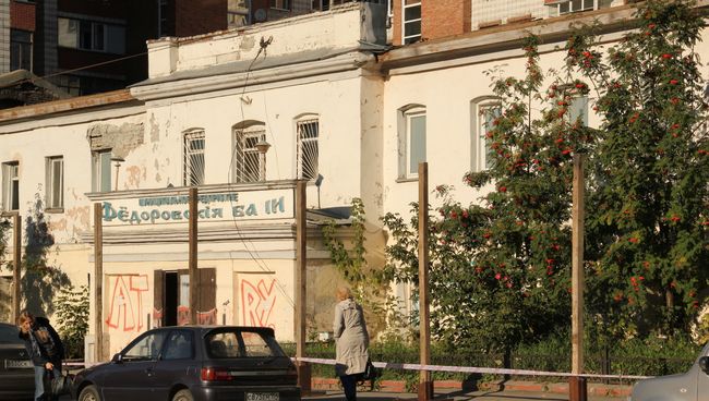 Федоровские бани в Новосибирске, фото с места события Федоровские бани в Новосибирске, фото с места события