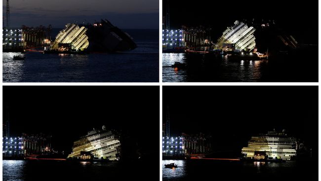 Операция по подъему круизного лайнера Costa Concordia