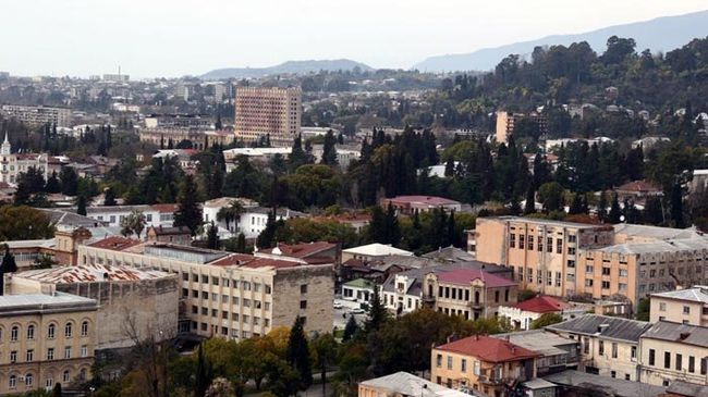 Вид на Сухум, архивное фото Вид на Сухум, архивное фото