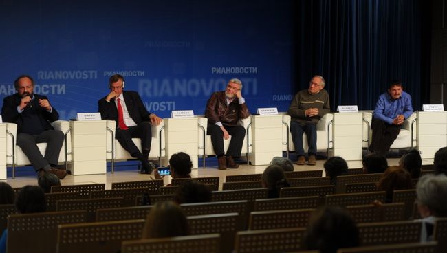 Во время дискуссии об Арктике в рамках проекта Научный понедельник