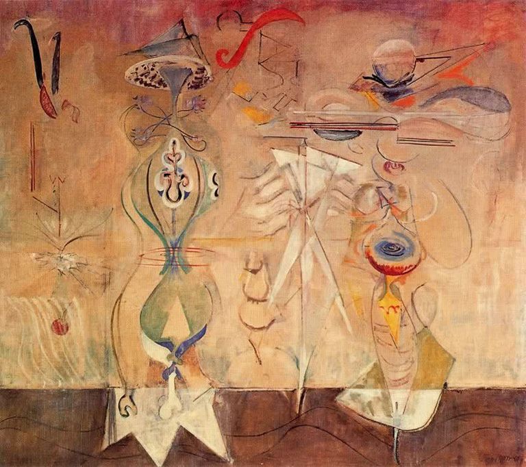 Марк Ротко Медленный вихрь на берегу моря, 1944-45 Марк Ротко Медленный вихрь на берегу моря, 1944-45