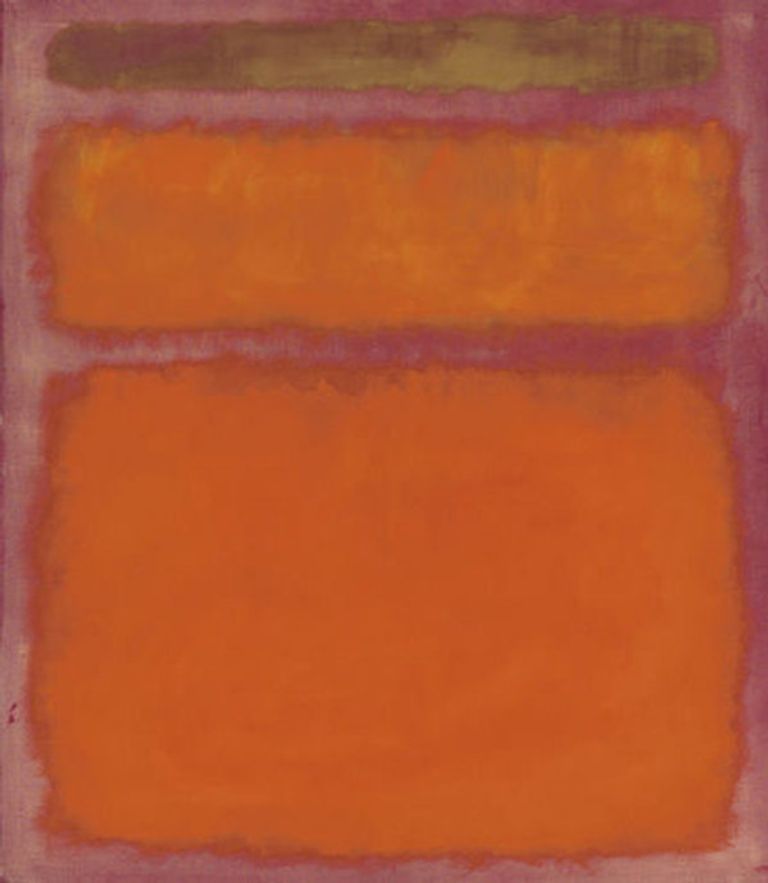 Марк Ротко Оранжевое, красное, желтое. 1961
