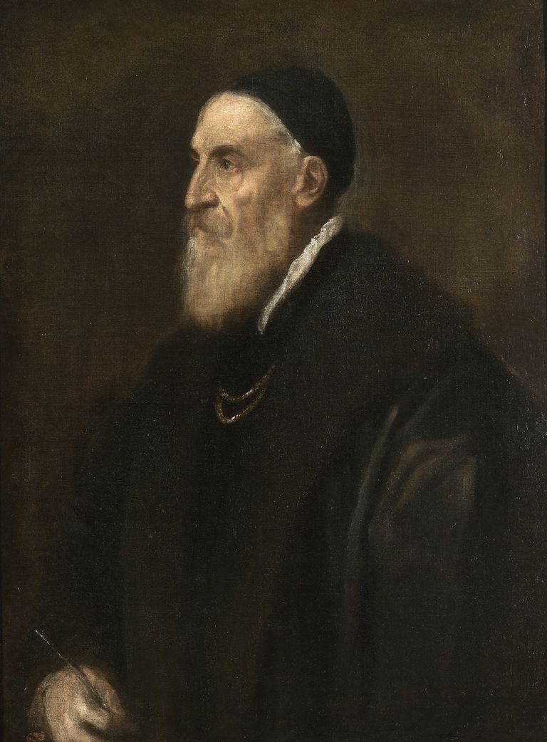 Тициан Вечеллио. Автопортрет. 1566