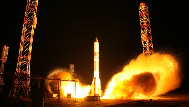 Запуск ракеты-носителя Протон-М. Архивное фото