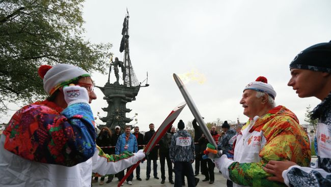 Эстафета Олимпийского огня. Москва. День 1 Эстафета Олимпийского огня. Москва. День 1