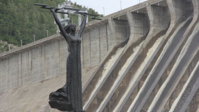 Зейская ГЭС, фото с места события